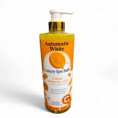 Shower or bath gel orange and avocado oil and sugar
