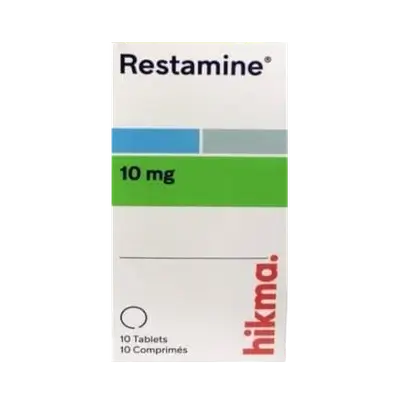 Restamin (Loratadine 10mg) 10 Tablets _ hikma