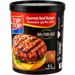 Tip Top Beef Burger Gourmet 900 gm