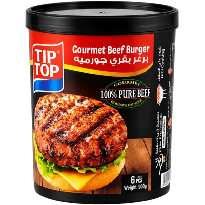 Tip Top Beef Burger Gourmet 900 gm