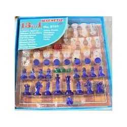 13-in-1 magnetic family board game set