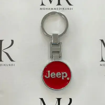 Metal Keychain – Jeep Logo ميدالية مفاتيح معدنية