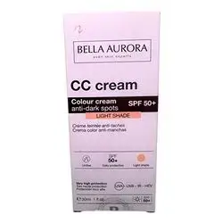 Bella Aurora Cc Cream Anti-Dark Spots Spf50+ Light Shade Colour Craem