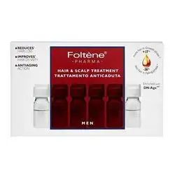 Foltene Pharma Hair and Scalp Treatment for Men - 12 amplules | فولتين فارما علاج الشعر وفروة الرأس للرجال - 12 امبول