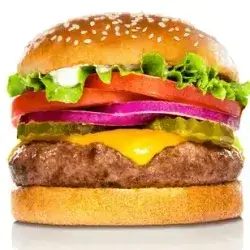 Meat Burger With Cheese