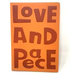 love and peace Note Notebook