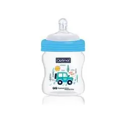 Breast-Like Extra Wide Neck Feeding Bottle 150ml (+0) - Blue