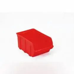 Tekni Plastic Storage Bin No:4 Red