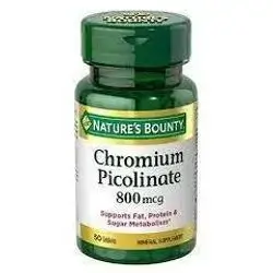 Chromium Picolinate 800mcg 50tabs NATURES BOUNTY
