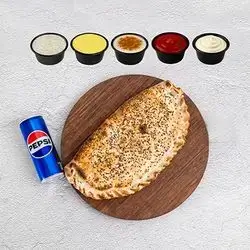 Calzone Chicken Pizza with Sesame
