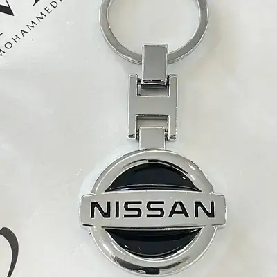 Metal Keychain – NISSAN Logo ميدالية مفاتيح معدنية