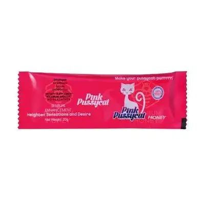 Pink PussyCat Honey | Honey for Women | 100% Natural Sexual Enhancer and Stimulator | 1 Sachet