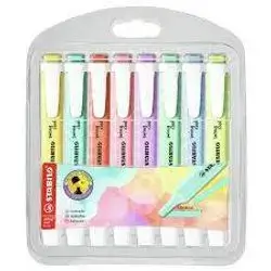 Highlighter - STABILO swing cool pastel - 8 pack