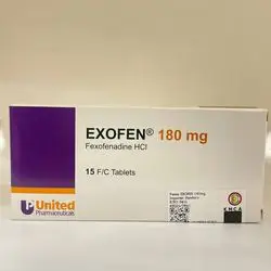 exofen 180mg fexofenadine 15 tablets