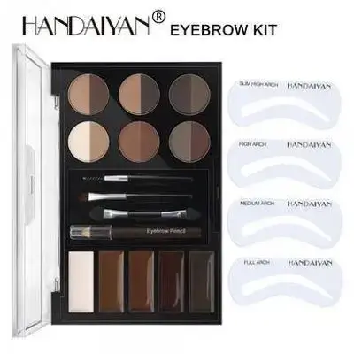 All in One Eyebrow Makeup Palette Set - 12 Color Eyebrow Powders