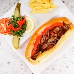 Shawarma Sandwich Beef Bun French