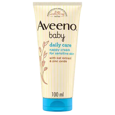 Baby Daily Care Nappy Cream For Sensitive Skin 100ml _ Aveeno