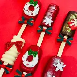 Christmas Cake Slices