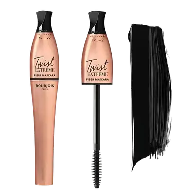 Twist Extreme Fiber Mascara 24 BLACK 8ml _ BOURJOIS