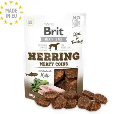 Brit Herring Meat Coin 80g