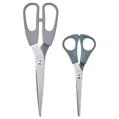 2 Piece Gray Scissors Large To Small Green