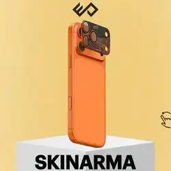 SKINARMA SONIX Full Camera Lens Protector for iPhone 17 Pro Max - Orange