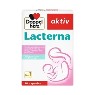 Lacterna to Support Breast Milk Production 30 Capsules _ Doppel herz