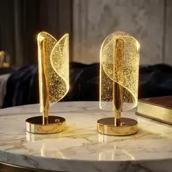 2 sets of bedside lamps, table lamps, reading lamps, desk lamps, including 3 colors