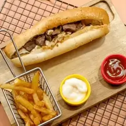 Beef Fajita Sandwich