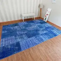Liviadora Patchwork Carpet 80*200 Blue