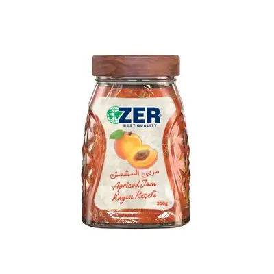 Zer Apricot Jam 380g Glass Jar