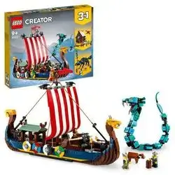 Creator Viking Ship and the Midgard Serpent