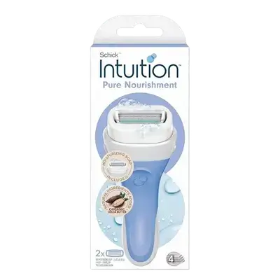 Intuition Pure Nourishment Razors for Women 1 Razor +1 Travel Cap _ Schick