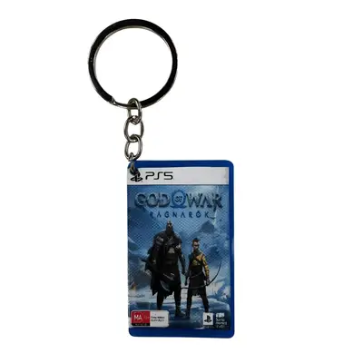 God of War Ragnarök Mini CD Keychain – PS5 Edition