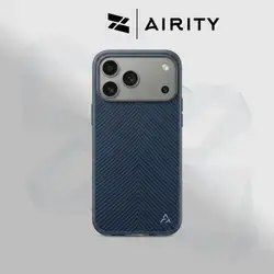 Airity Kevlar Bamboo Weaving Case for iPhone 17 Pro Max - Blue