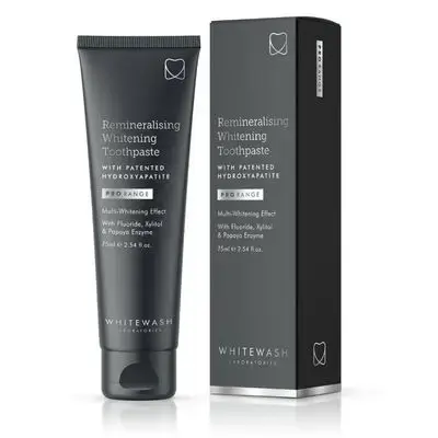 Whitewash Remineralising Whitening toothpaste 75ml