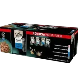 Sheba Sauce Collection Mega-Pack (Fish Flavors) 40x85g