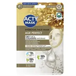 Maschera Viso Antiage con Oro 24K e Collagene Naturale