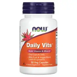 Daily vits multi vitamin &mineral 30cap now