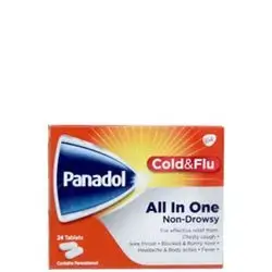 Panadol (Cold&Flu All in One Non-Drowsy) 24 Tablets_gsk