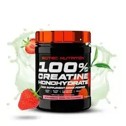 100% Creatine Monohydrate (300 gr.) strawberry - green tea