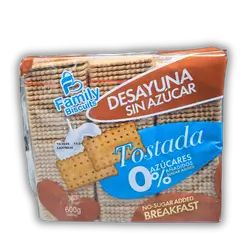 Family cone biscuits with sugar-free milk, 600g