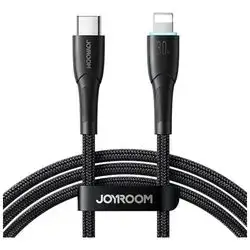JOYROOM FAST CHARGING DATA CABLE 30W 1m  type c to lighting S-A32 BLACK