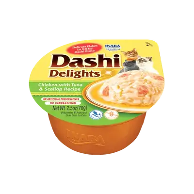 Inaba - Dashi Delights - Chicken with Tuna & Scallop 70g