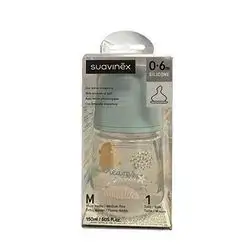 Suavinēx-0-6m bottle with anatomical teat medium flow