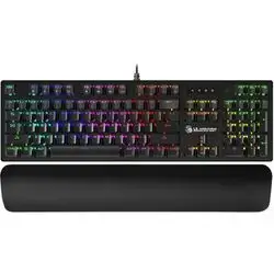 Bloody B825R Light Strike Mechanical Black USB for Gaming Led (War Stand) (Red Switches)