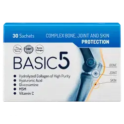 BASIC 5 Complex Bone Joint and Skin Protection 30 Sachets _ Ethifarm