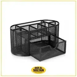 desk organizer tray,black metal.
