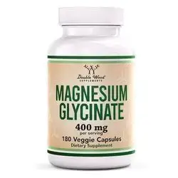 Magnesium Glycinate 400mg 90 caps DOUBLE WOOD