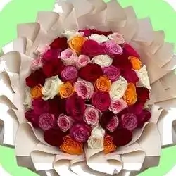 Big Mixed Rose Bouquet